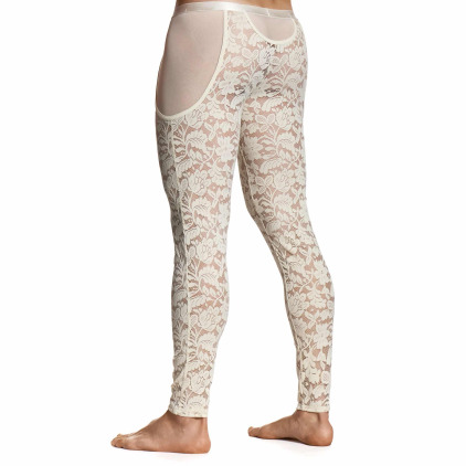 Legging Dentelle Florale Ivoire Modus Vivendi
