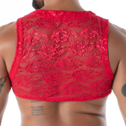 Crop Top Zippé Fluid Lace TOF Paris