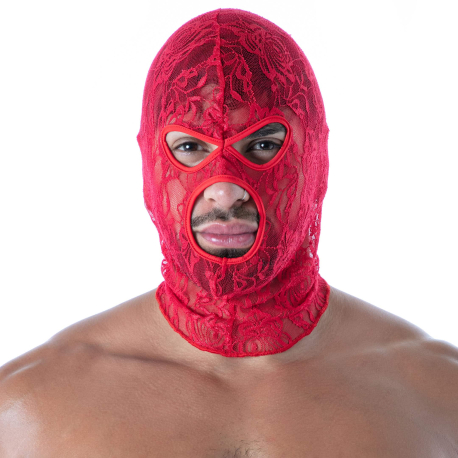 TOF Paris Fluid Lace Hood - Red