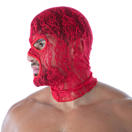 TOF Paris Fluid Lace Hood - Red