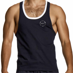 Modus Vivendi Athletic Cotton Tank Top - Black