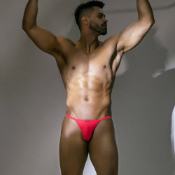 Mini Slip Kini SP4NDEX GLOW Rouge CUT4MEN