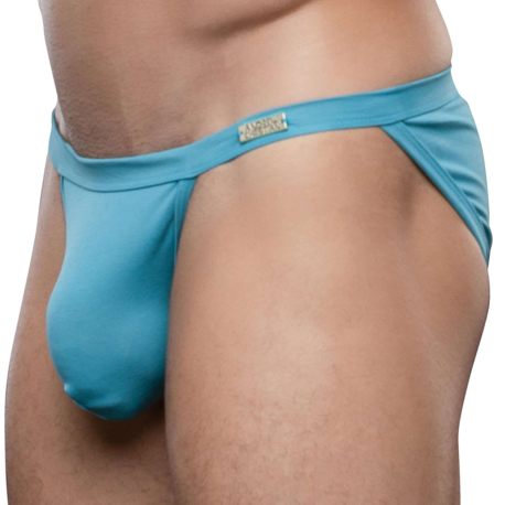 Andrew Christian Almost Naked "Sex" Bamboo Tanga Briefs - Olympic Blue