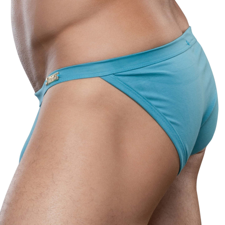 Andrew Christian Almost Naked "Sex" Bamboo Tanga Briefs - Olympic Blue