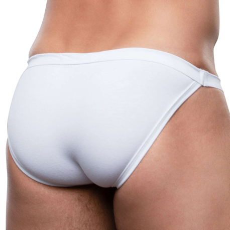 Andrew Christian Almost Naked "Sex" Bamboo Tanga Briefs - White