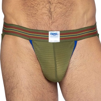 Jock Strap Mesh Kaki Bike