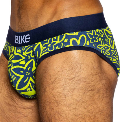Bike Cotton Briefs - Flower Party