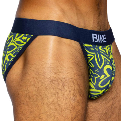 Bike Cotton Tanga Briefs - Flower Party