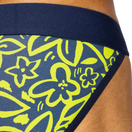 Bike Cotton Tanga Briefs - Flower Party