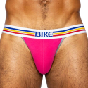 Bike Cotton Tanga Briefs - Pink