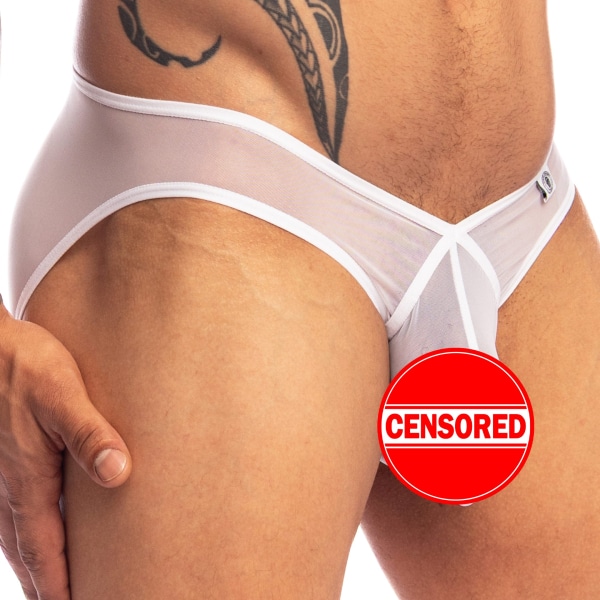 Pure Sin V Briefs - White