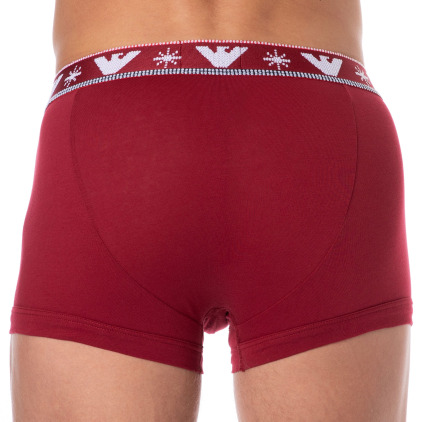 Boxer Holidays Jacquard Rouge Emporio Armani
