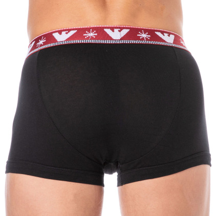 Boxer Holidays Jacquard Noir Emporio Armani