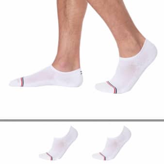 Lot de 2 Paires de Chaussettes Invisibles Tommy Hilfiger