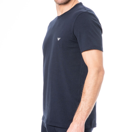Lot de 2 T-Shirts Col Rond Core Logoband Bleu Marine