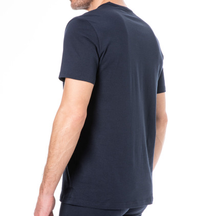 Lot de 2 T-Shirts Col Rond Core Logoband Bleu Marine