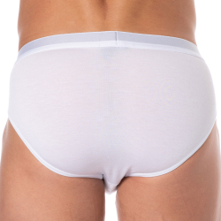 Lot de 2 Slips Soft-Touch Bamboo Viscose Blancs Emporio Armani