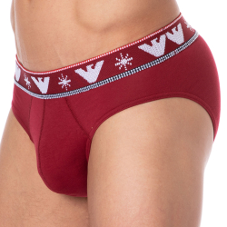 Slip Holidays Jacquard Rouge Emporio Armani