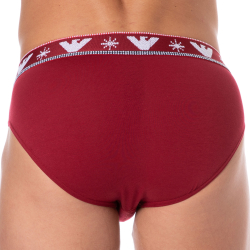 Slip Holidays Jacquard Rouge Emporio Armani