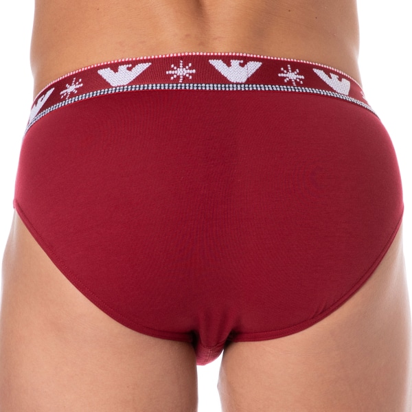Slip Holidays Jacquard Rouge Emporio Armani