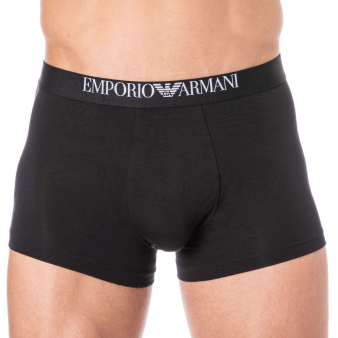 Emporio Armani 2-Pack Soft-Touch Bamboo Viscose Boxer Briefs - Black