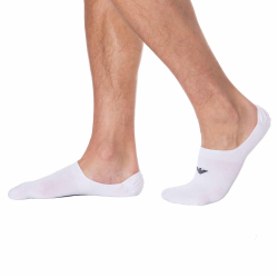 Emporio Armani 3-Pack Casual Cotton Invisible Socks - White