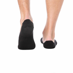 Emporio Armani 3-Pack Casual Cotton Invisible Socks - Black