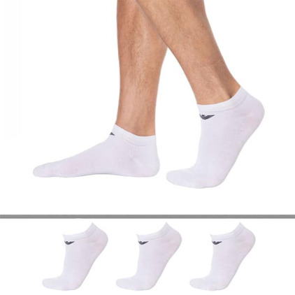 Lot de 3 Paires de Socquettes Casual Cotton Emporio Armani
