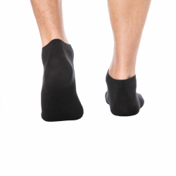 Emporio Armani 3-Pack Casual Cotton Sneaker Socks - Black