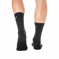 Lot de 3 Paires de Chaussettes Sporty Sponge Noires Emporio Armani
