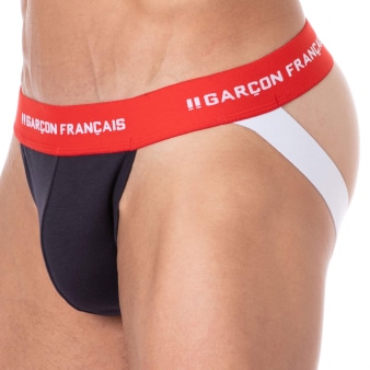 Jock Strap Coton Tricolore Garçon Français