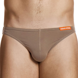 String Micro Knit Coton Marron