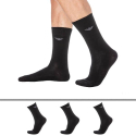 Emporio Armani 3-Pack Casual Cotton Socks - Black