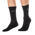 Emporio Armani 3-Pack Casual Cotton Socks - Black