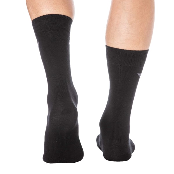 Emporio Armani 3-Pack Casual Cotton Socks - Black