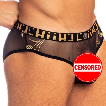 Slip Freedom Epi d'Or Noir L'Homme Invisible