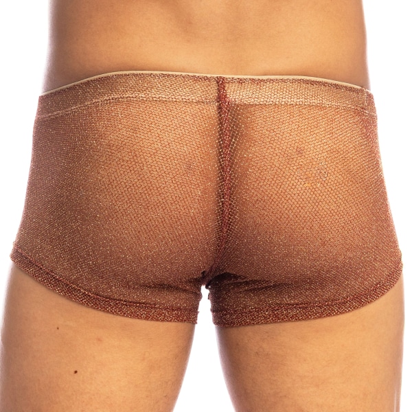 L'Homme invisible Fire & Gold Push-Up Trunks - Copper