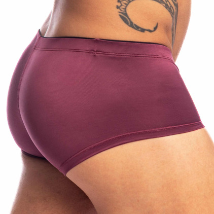 Shorty Push-Up Silky Touch Bordeaux L'Homme Invisible