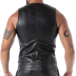 Débardeur Zippé Kinky Noir TOF Paris