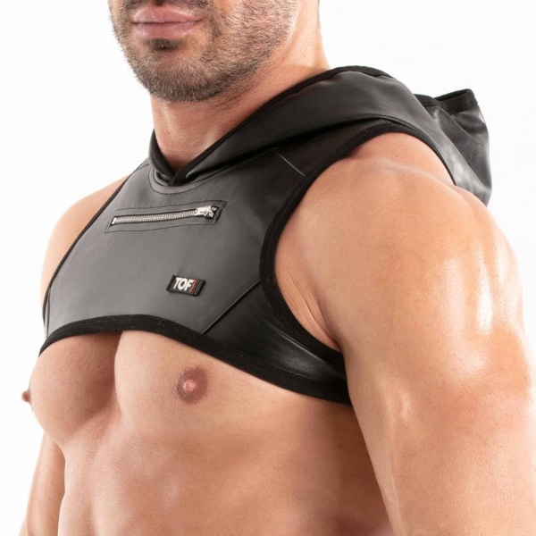 Harnais à Capuche Kinky Noir TOF Paris