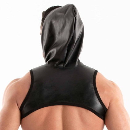 Harnais à Capuche Kinky Noir TOF Paris