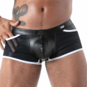 TOF Paris Kinky Full Zip Trunks - Black - White