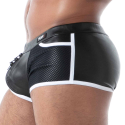 TOF Paris Kinky Full Zip Trunks - Black - White