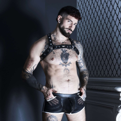 TOF Paris Kinky Full Zip Trunks - Black - White