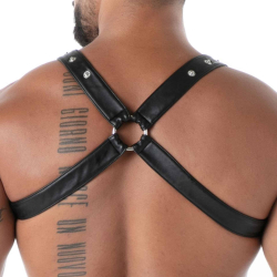 Harnais Bulldog Kinky Noir TOF Paris