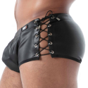 Boxer à Lacets Kinky Noir TOF Paris