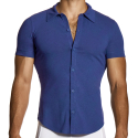 Chemisette en Lin Bleu Marine Modus Vivendi