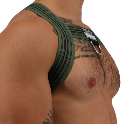 Harnais Bulldog Cumdump Kaki Breedwell