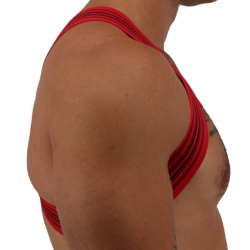 Harnais Bulldog Cumdump Rouge Breedwell