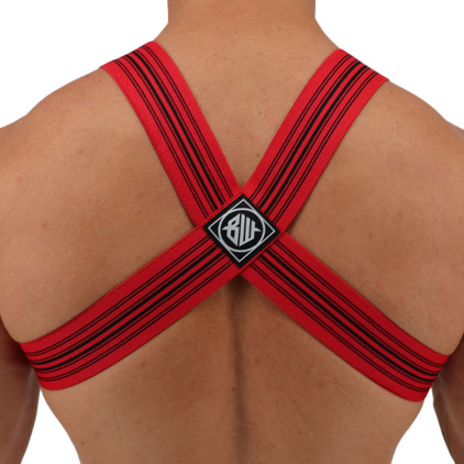 Harnais Bulldog Cumdump Rouge Breedwell
